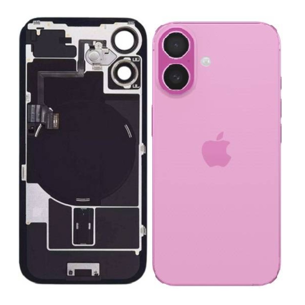 Full Housing Body Panel For Apple iPhone 16 Pink | ORIGINAL Full Housing Body Panel For Apple iPhone 16 Pink | ORIGINAL